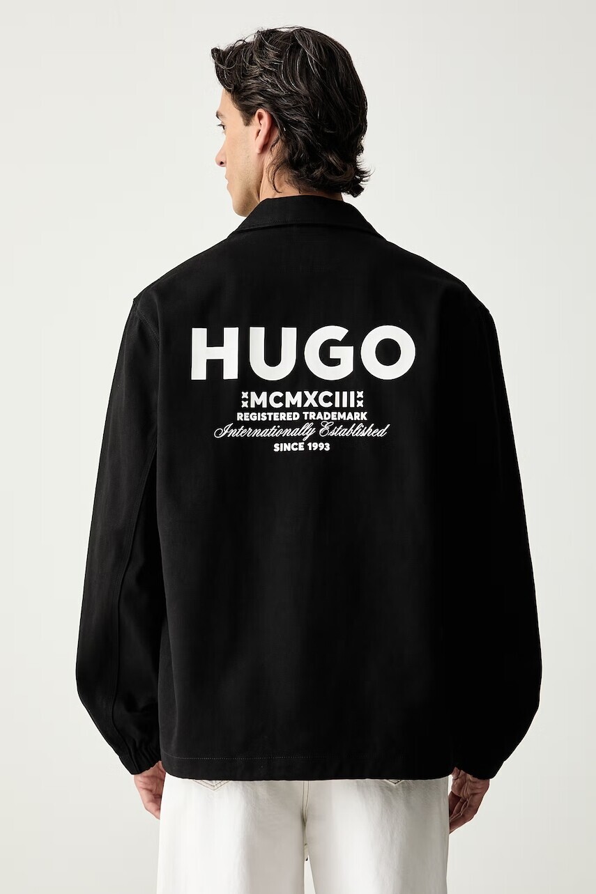HUGO Blue bunda pánska bavlnená Biyo2631