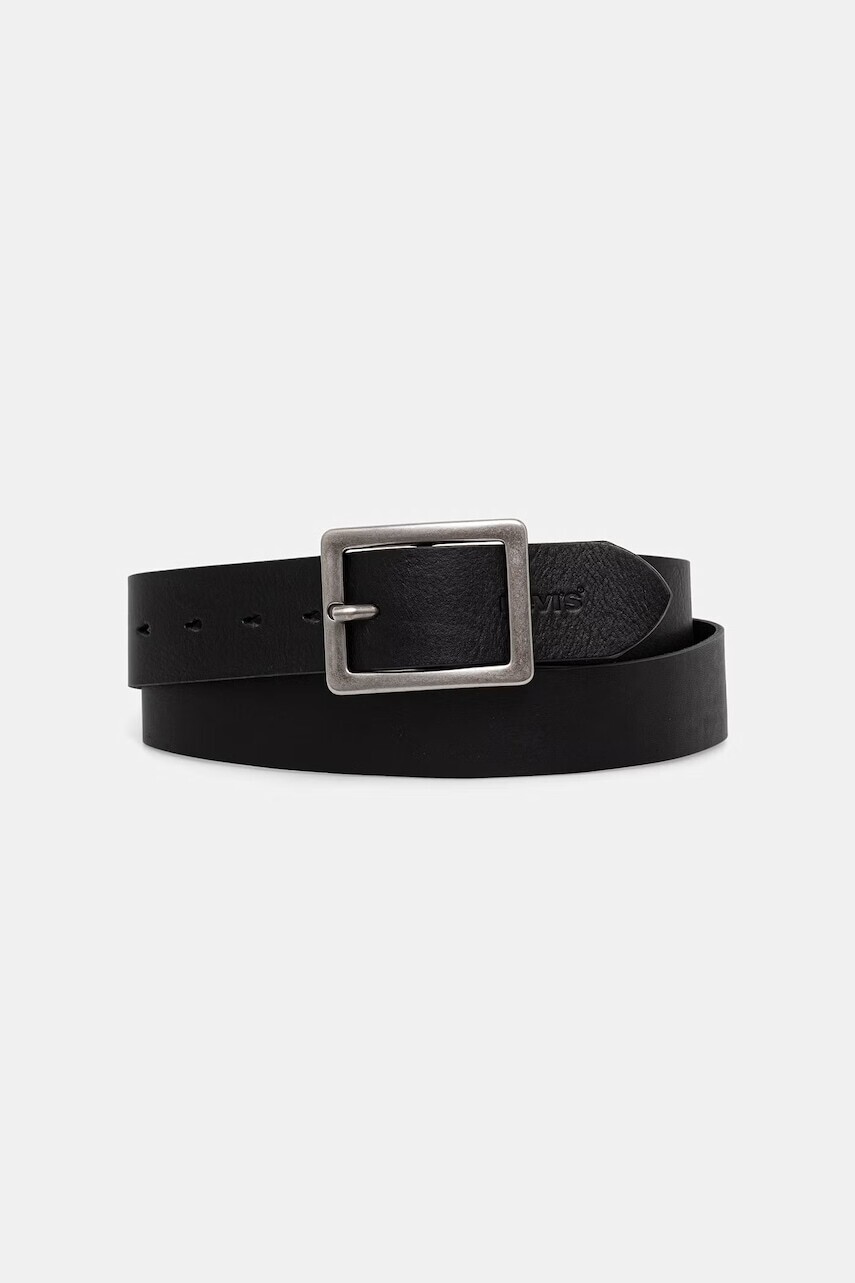 Levi's opasok pánsky kožený MASON CENTERBAR
