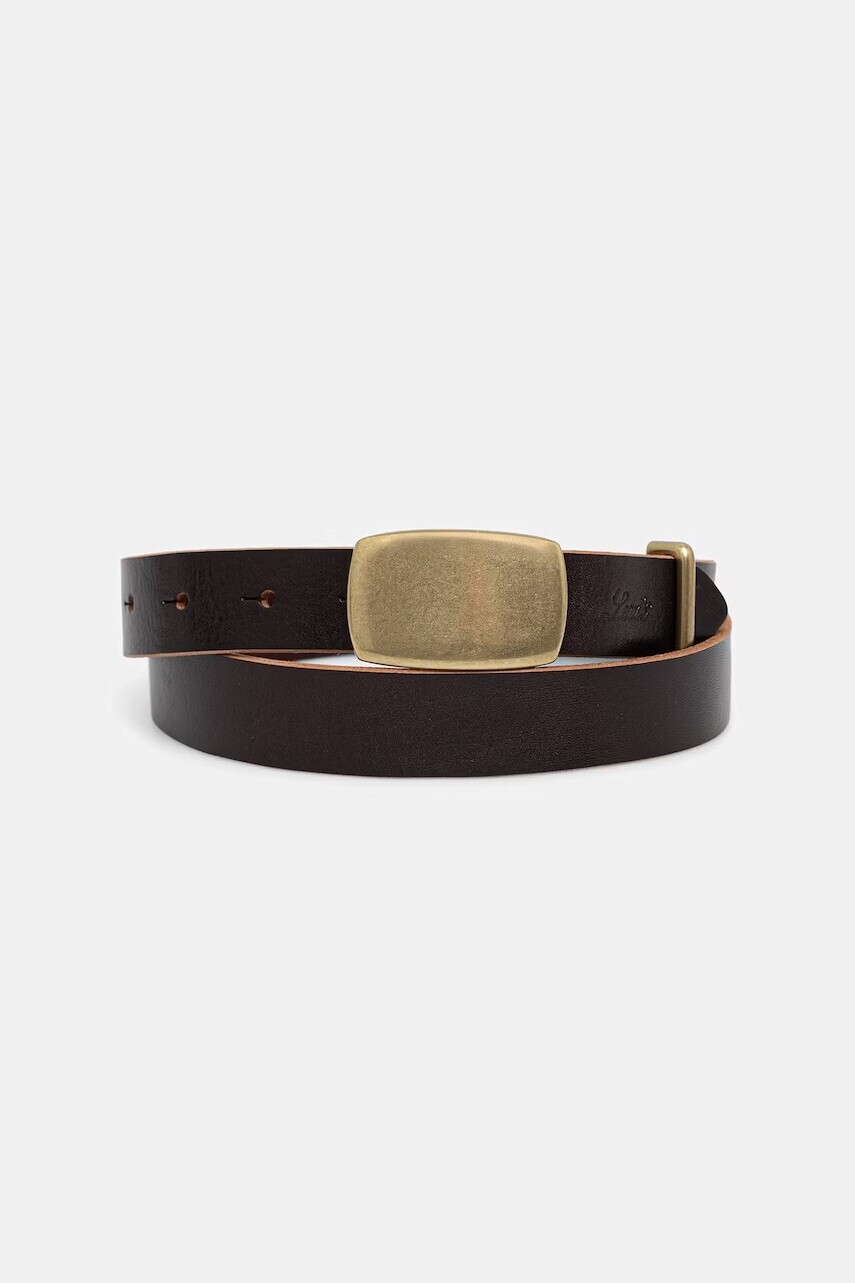 Levi's opasok dámsky kožený PRESIDIO PLAQUE BUCKLE