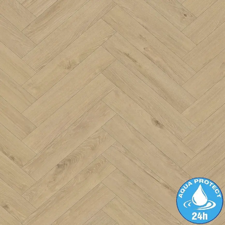 Laminátová podlaha vodeodolná Dub Blonde Montana 8mm AC5 Herringbone K847