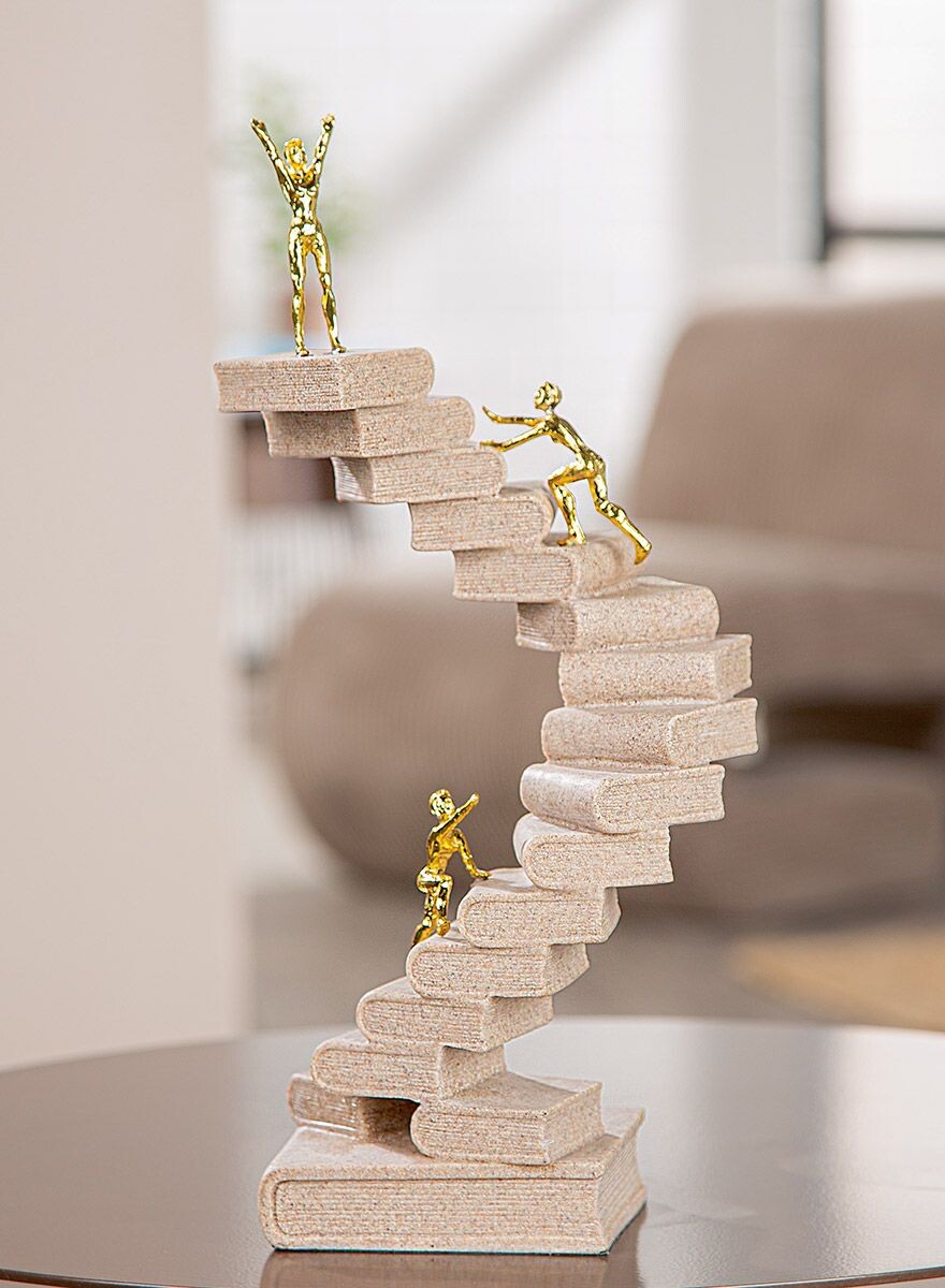 Dekorácia schodov z kníh „Path of Knowledge“, 30 cm