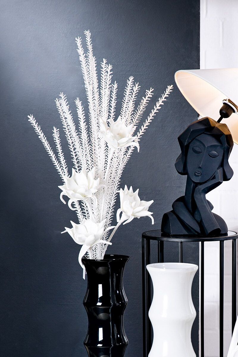Penová kvetina Bianco, 120 cm