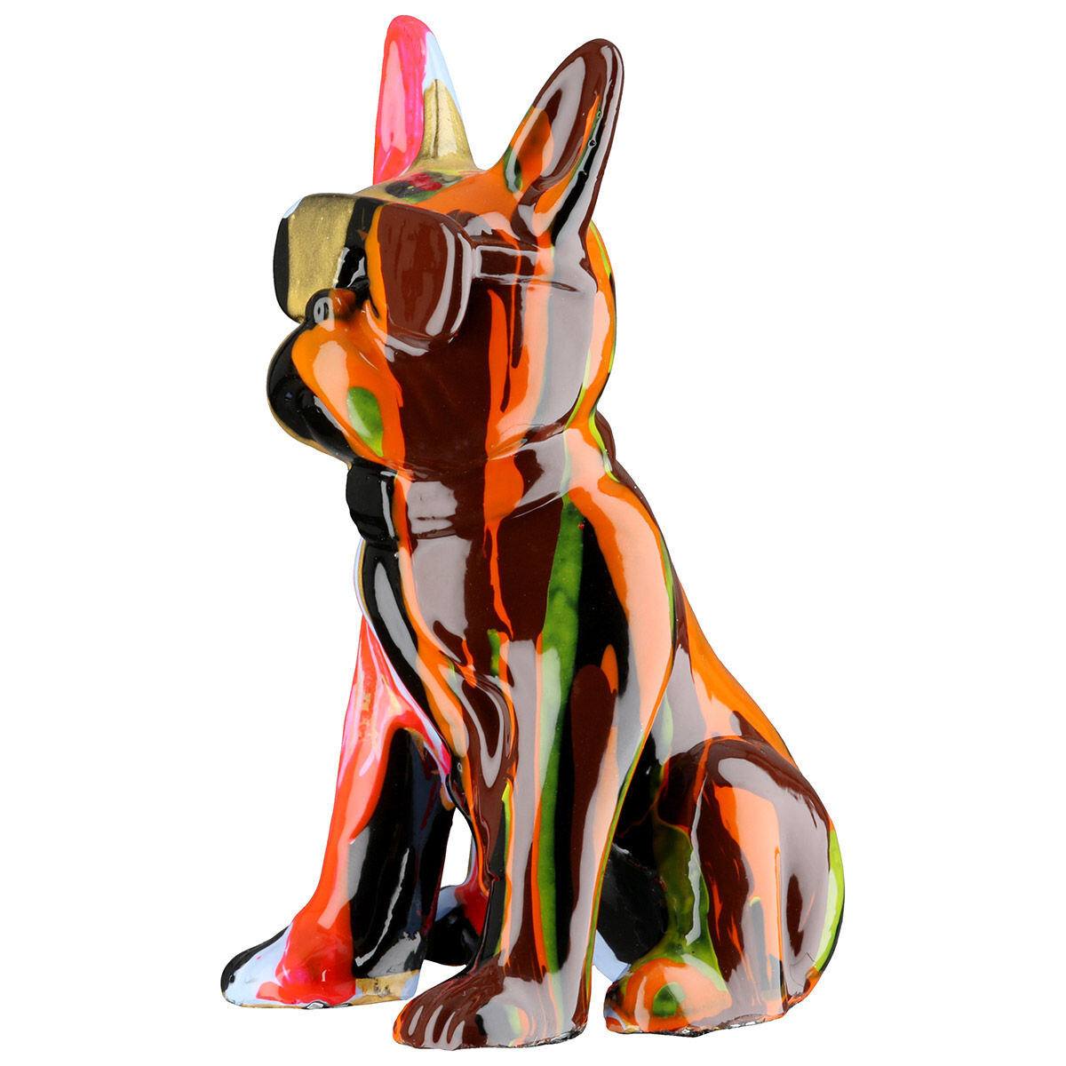 Keramická dekorácia „Buldoček“ od Colores, 16 cm