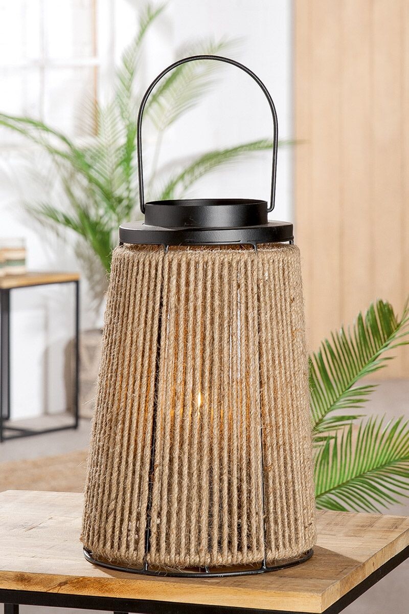 Lampa s jutovou šnúrou Rope, 33 cm