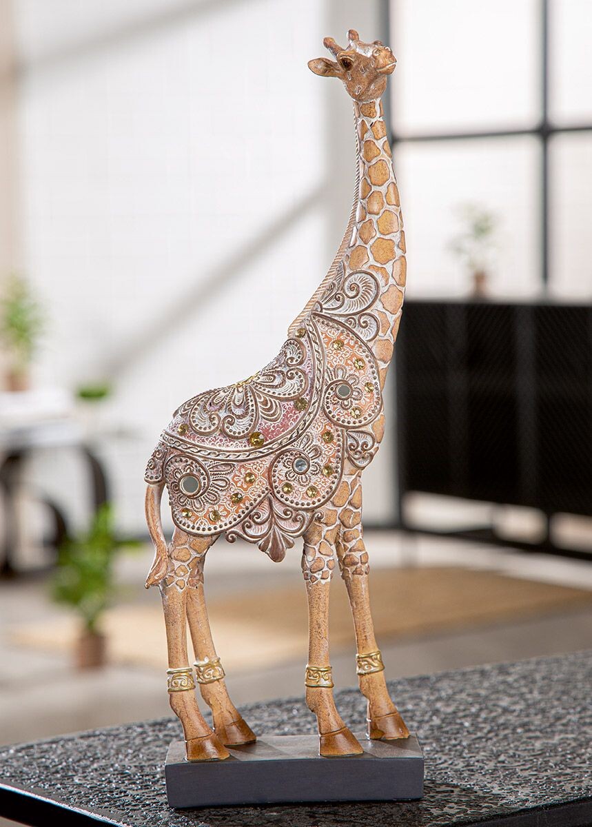 Dekoratívne zrkadlo v tvare žirafy Elodie, 36 cm