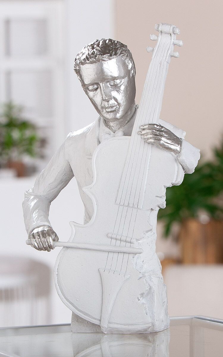 Socha muža s kontrabasom „Musician“, 31 cm