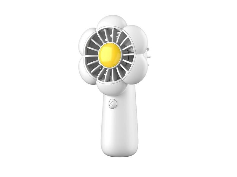 Mini ručný ventilátor LLD-F83F, biely