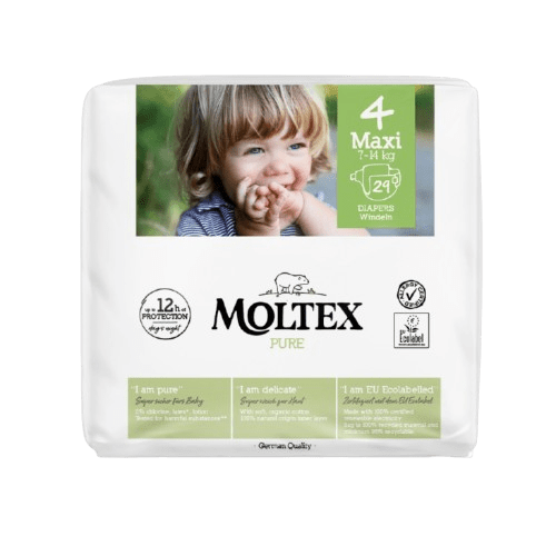 MOLTEX Plienky Pure Maxi 7-14 kg 29 ks
