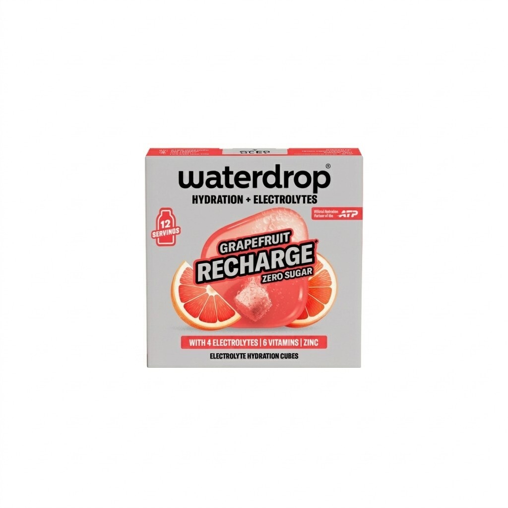 Waterdrop Microlyte - Šumivá kocka Grapefruit Recharge 12 kusov