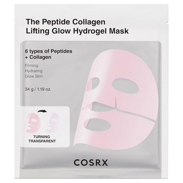COSRX Liftingová maska The Peptide Collagen Lifting Glow Hydrogel Mask 34 g