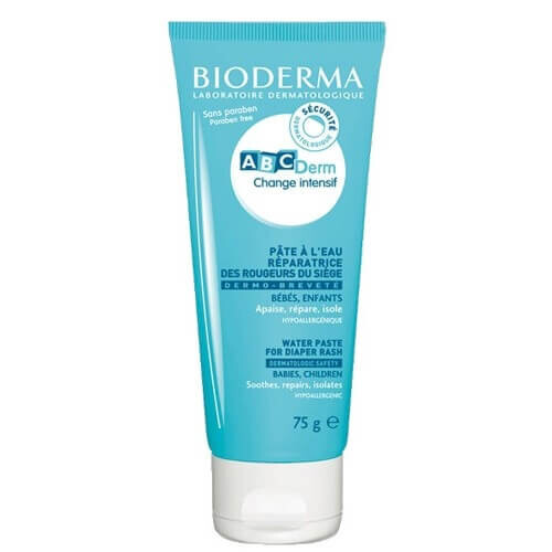 Bioderma Upokojujúci krém proti zapareninám ABCDerm Change Intensif Water Paste For Diaper Rash 75 g