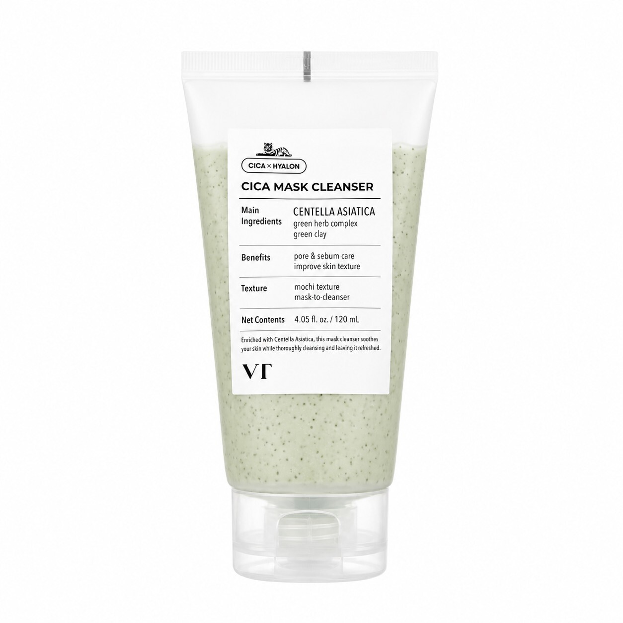 VT Cosmetics Čistiaca pleťová maska Cica Mask Cleanser 120 ml
