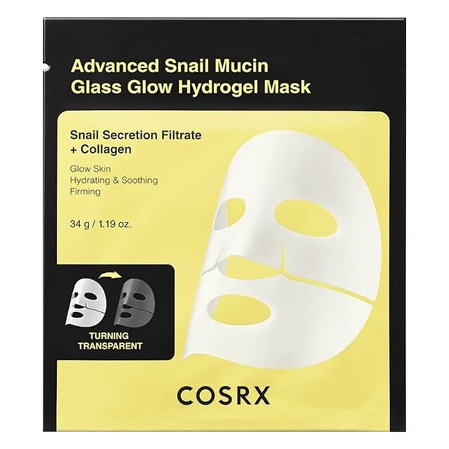COSRX Hydratačná pleťová maska Glass Glow Hydrogel Mask 34 g