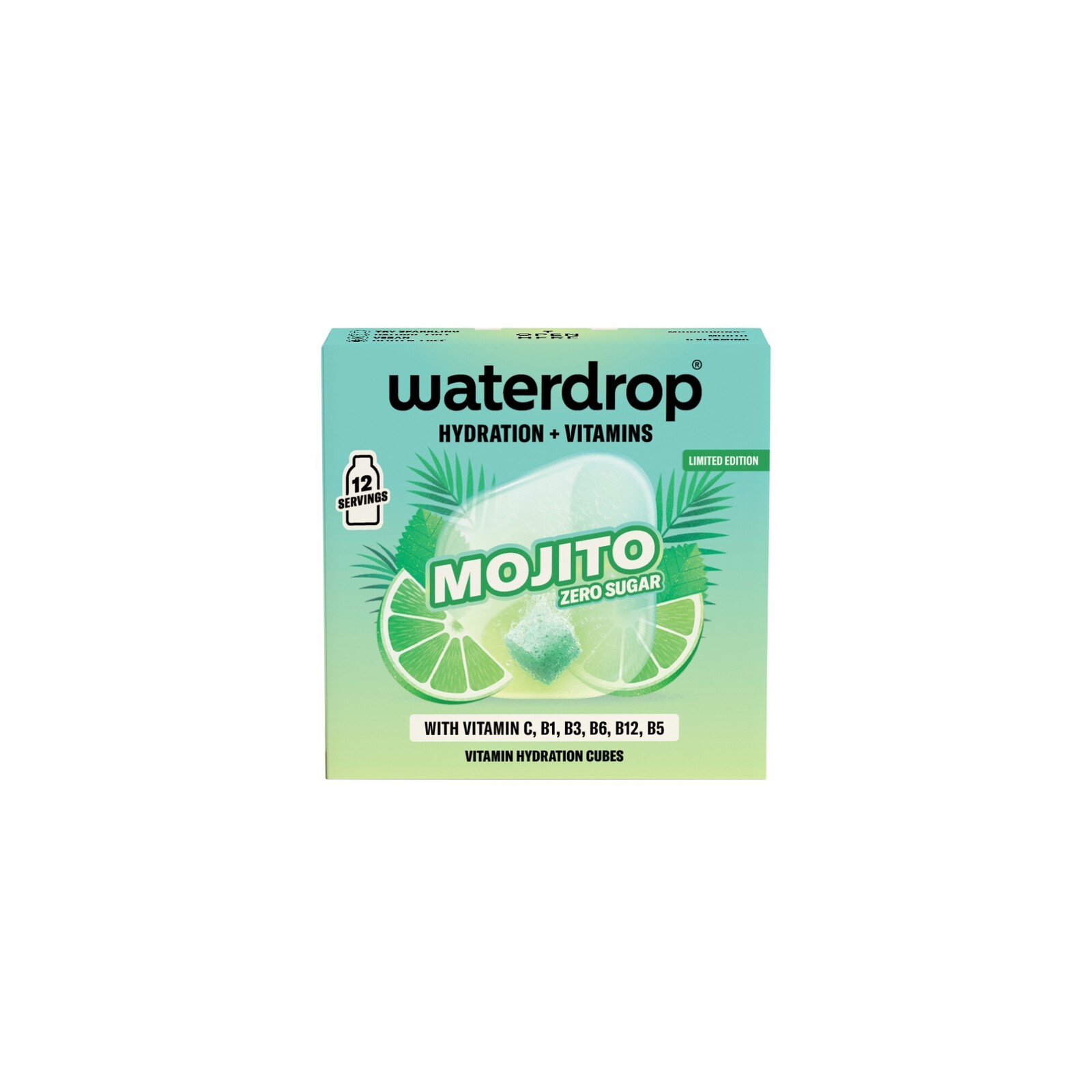 Waterdrop Microdrink – Šumivá kocka Mojito 12 kusov