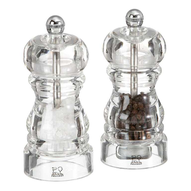 Set mlynčekov na korenie a soľ NANCY akryl 12 cm Peugeot