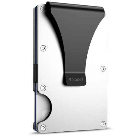 Tech-Protect Thord RFID obal na karty, strieborný