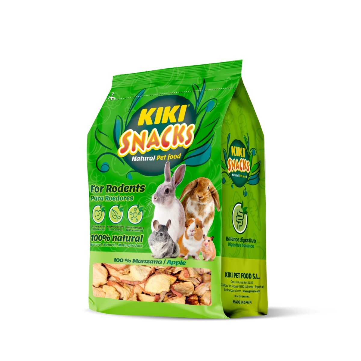 KIKI Snacks Sušené Jablko - 100g
