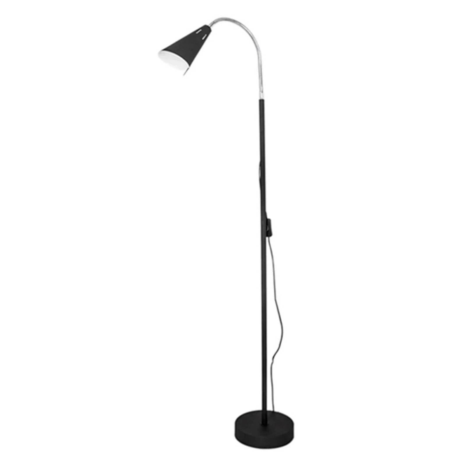Stojacia lampa By Rydéns Best, pieskovo-čierna, výška 140 cm, E14