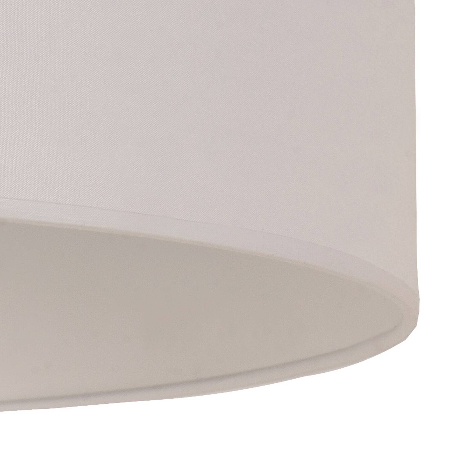 Tienidlo na lampu Ivory, krémová farba, Ø 60 cm, výška 35 cm, textil