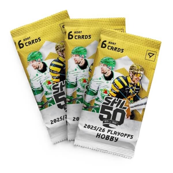 Sportzoo 2025-2026 Svenska hockeyligan SHL Playoffs Hobby balíček - hokejové karty