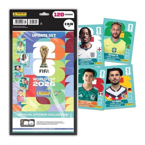 Panini FIFA World Cup 2026 Sticker Collection Update Set – futbalové nálepky