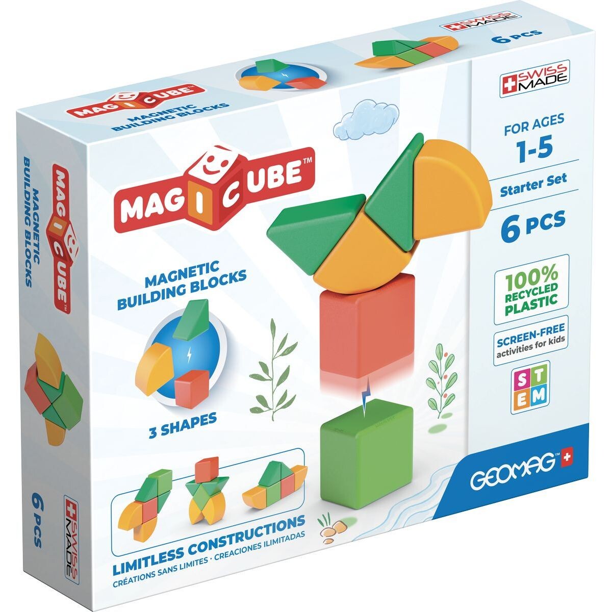 Geomag 207 Magicube Shapes 6 dielikov