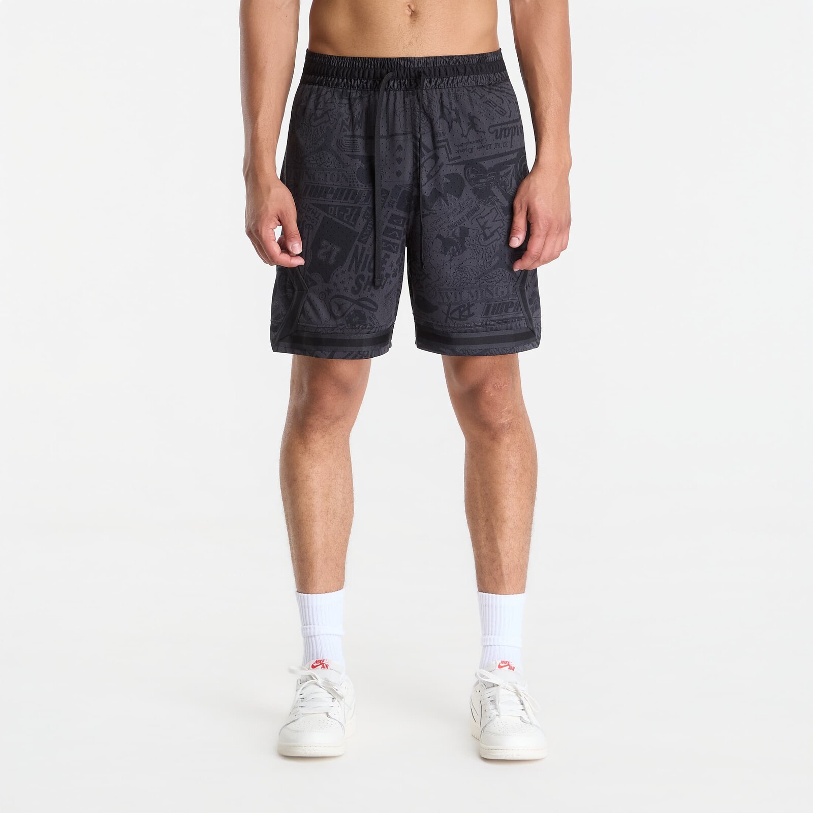 Šortky Jordan Sport Men's Dri-FIT Diamond Shorts Off Noir/ Off Noir/ Black S