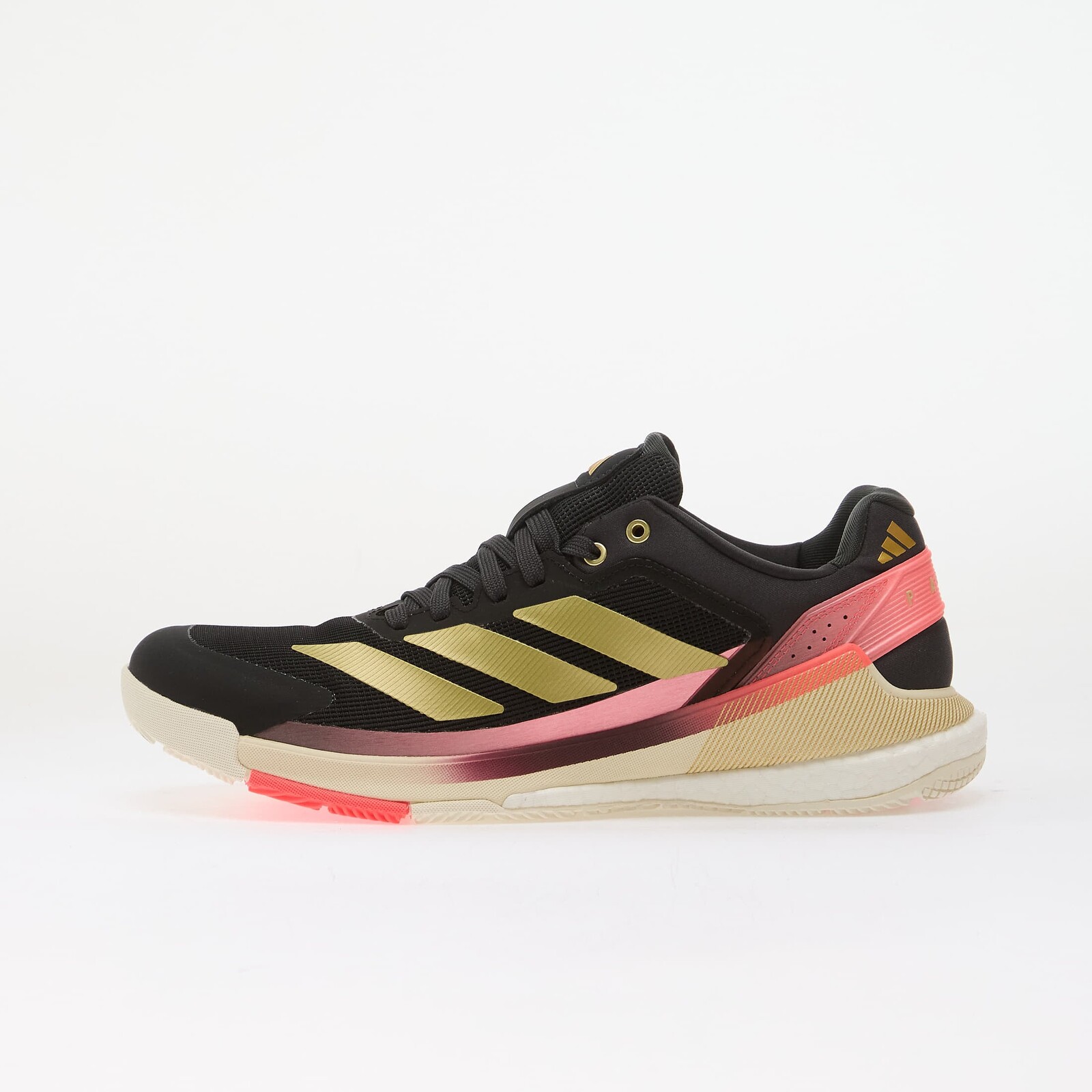 Tenisky adidas Crazyquick BOOST Padel Core Black/ Gold Met./ Solar Turbo EUR 45 1/3