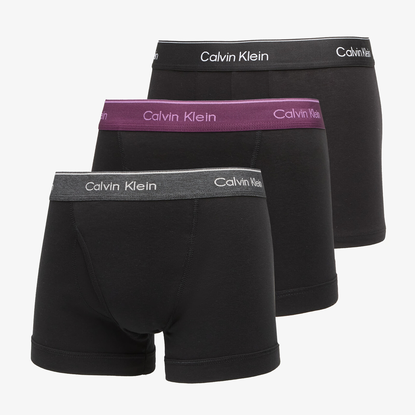 Trenírky Calvin Klein Trunk 3-Pack Purple XL
