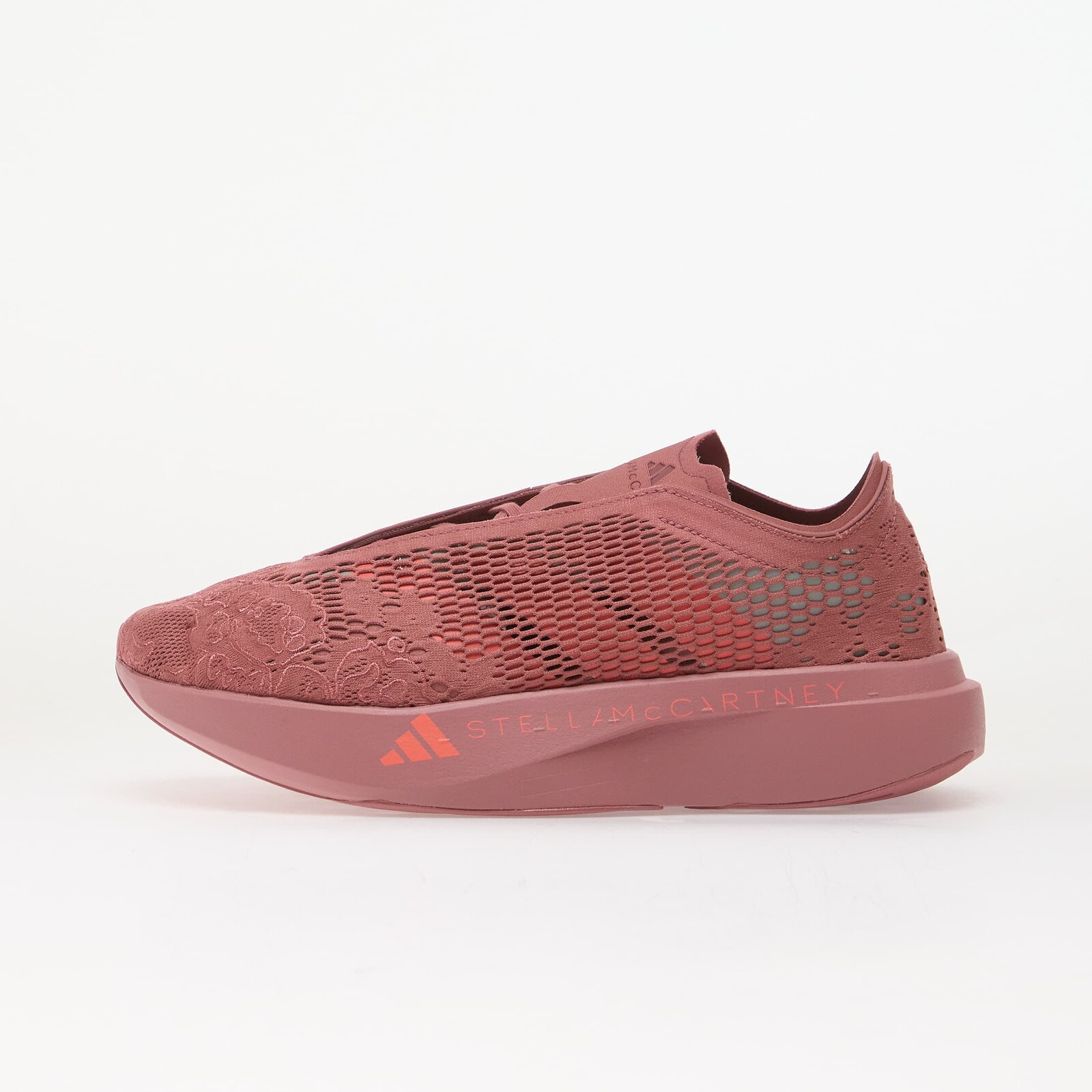 Tenisky adidas by Stella McCartney ADIZERO EVO SL Preloved Crimson/ Solar Turbo/ Reflective Silver EUR 38 2/3