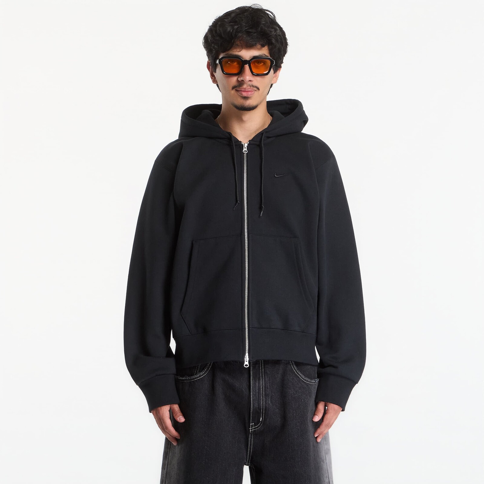 Mikina Nike Men's Fleece Full-Zip Hoodie Black XL