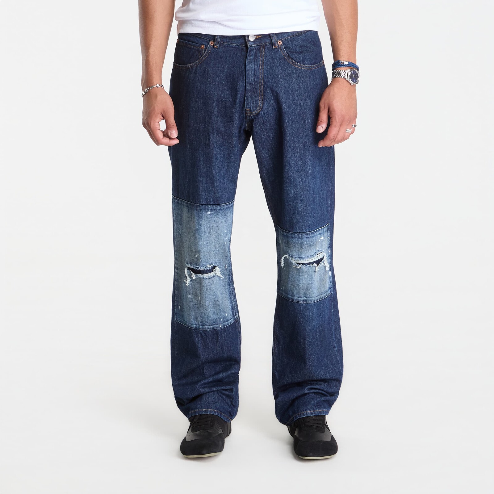 Džínsy MM6 Pants 5 Pockets Medium Blue 33