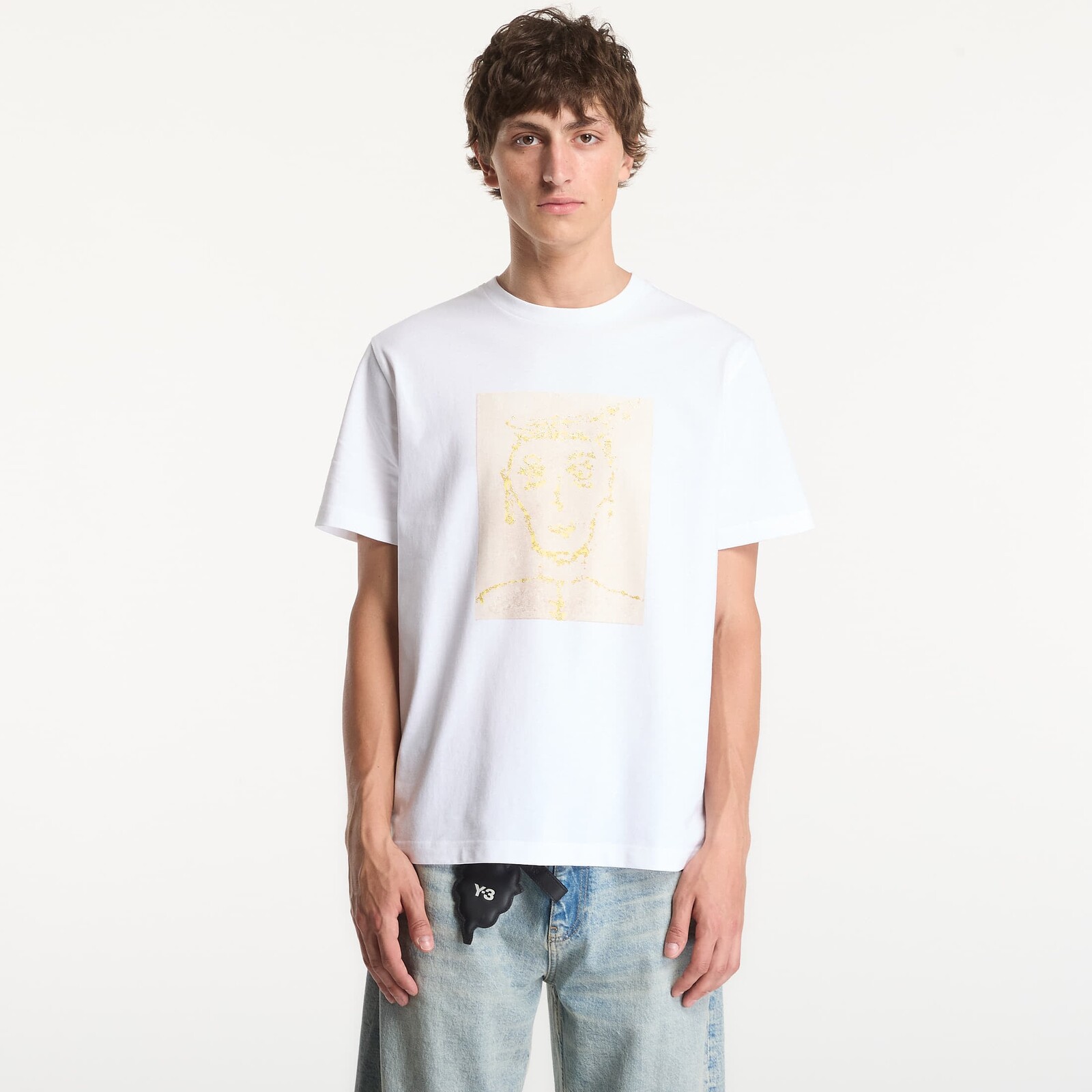 Tričko A.P.C. Jean Portrait T-Shirt White XL