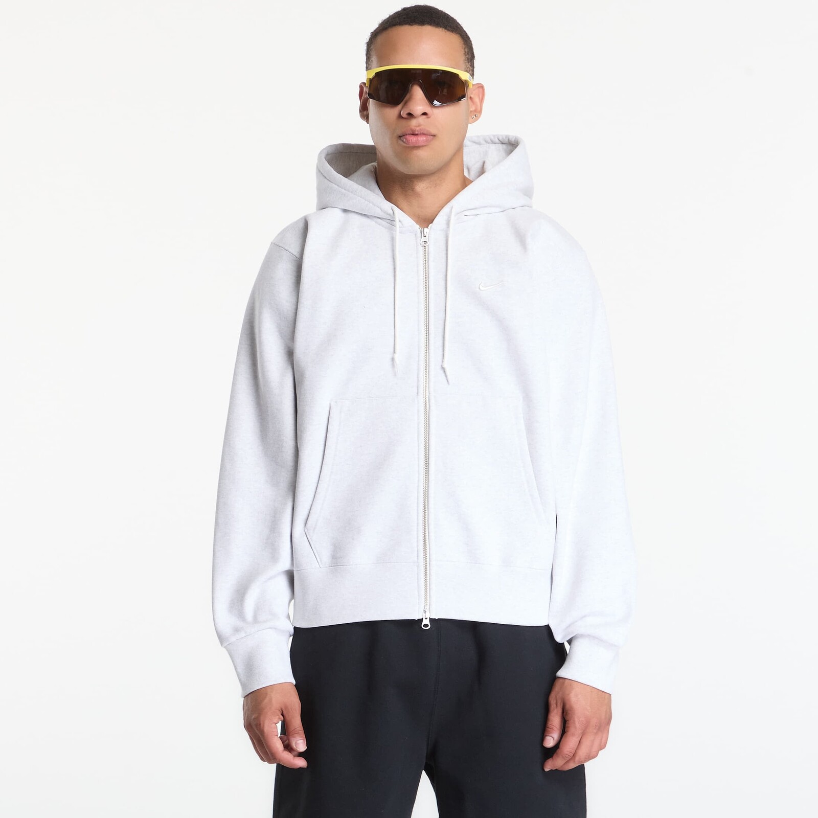 Mikina Nike Men's Fleece Full-Zip Hoodie Birch Heather S