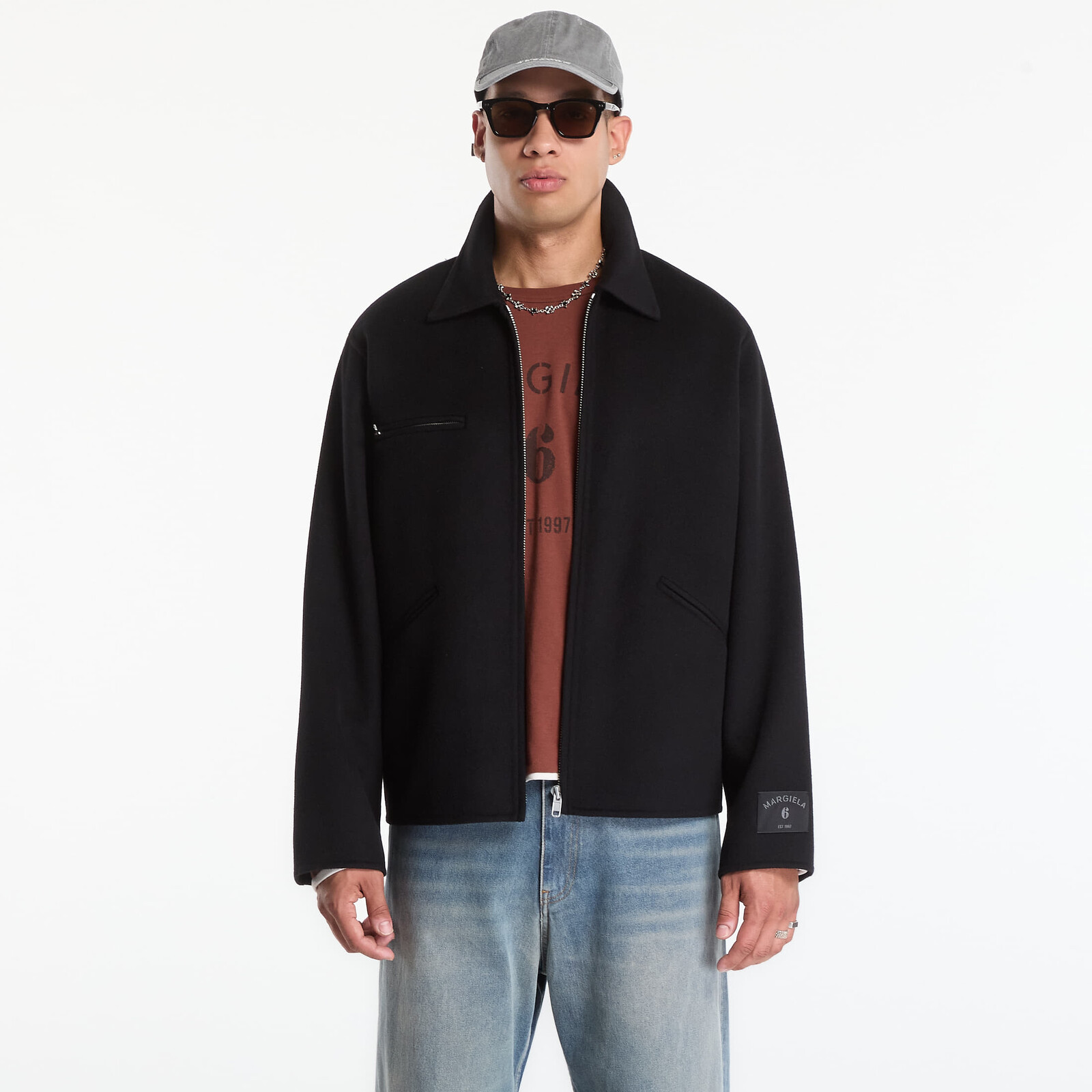 Bunda MM6 Sportsjacket Black 46