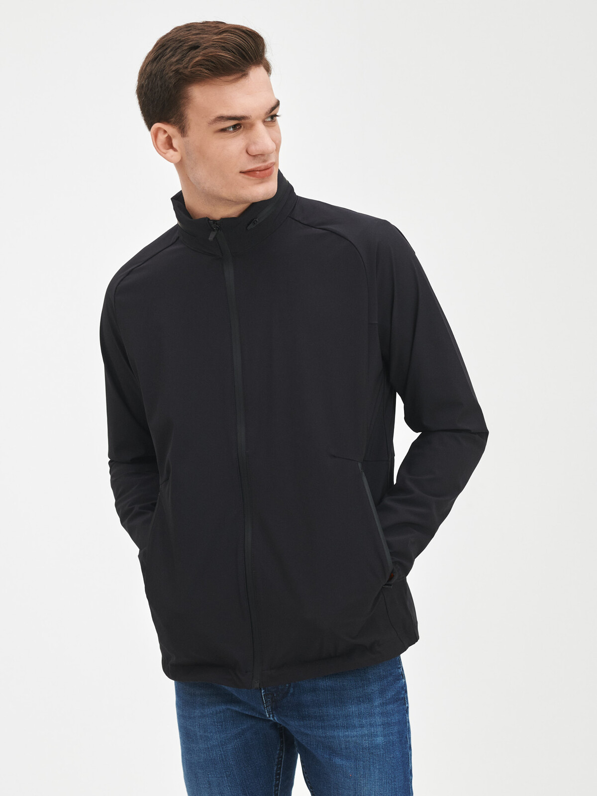 Čierna pánska bunda active jacket GAP