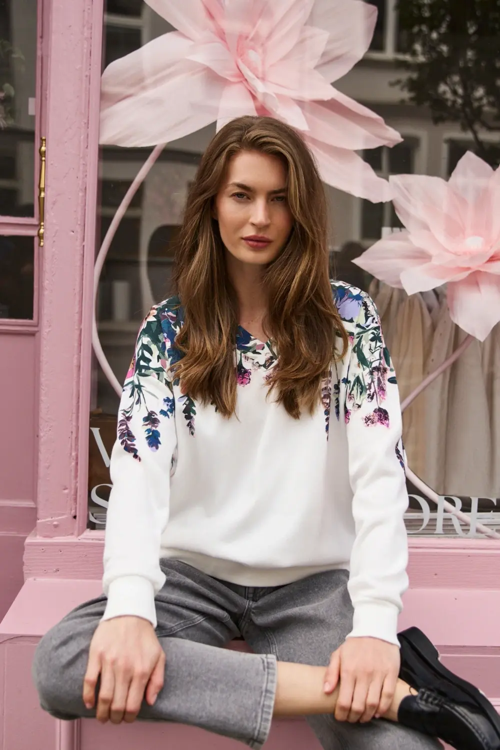 Dámska mikina Moodo Off White