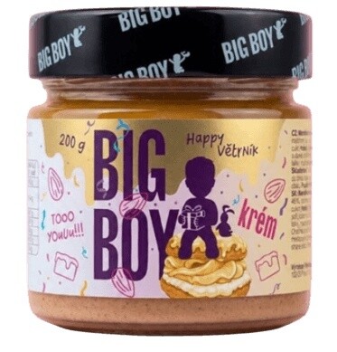Big boy mandlový krém happy větrník 200 g