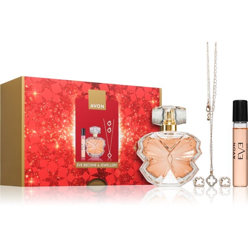 Avon Eve Become and Jewellery Giftset darčeková sada pre ženy 3 ks