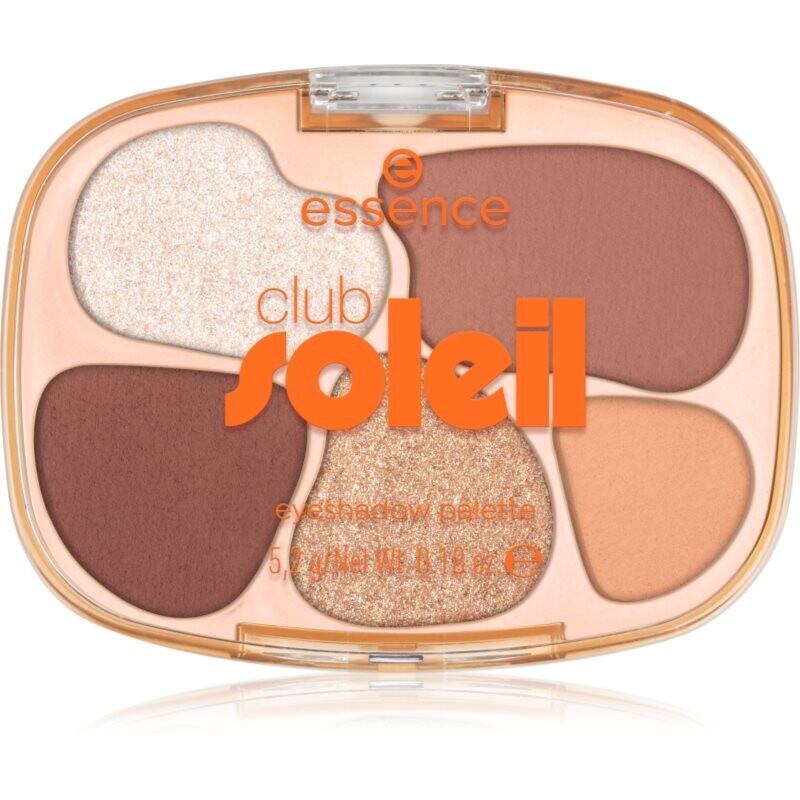 essence club SOLEIL paletka očných tieňov odtieň 01 Soleil? Say no more! 5.2 g