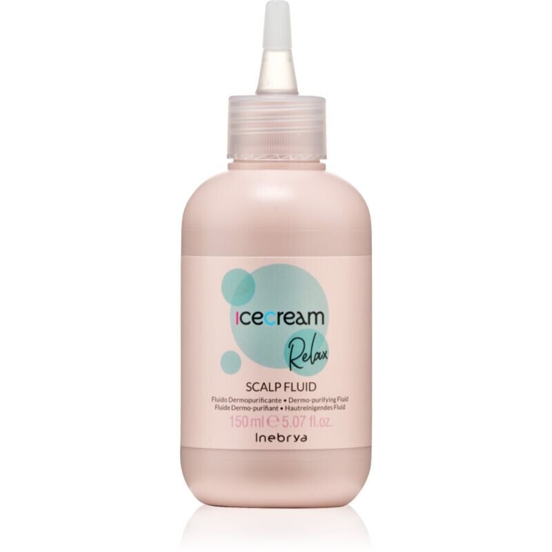 Inebrya Ice Cream Relax Scalp Fluid Pre-shampoo pred-šampónová starostlivosť na pokožku hlavy 150 ml