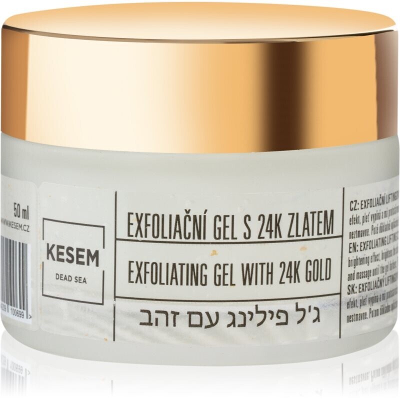 KESEM Exfoliating Gel with 24K Gold exfoliačný gél s 24karátovým zlatom 50 ml