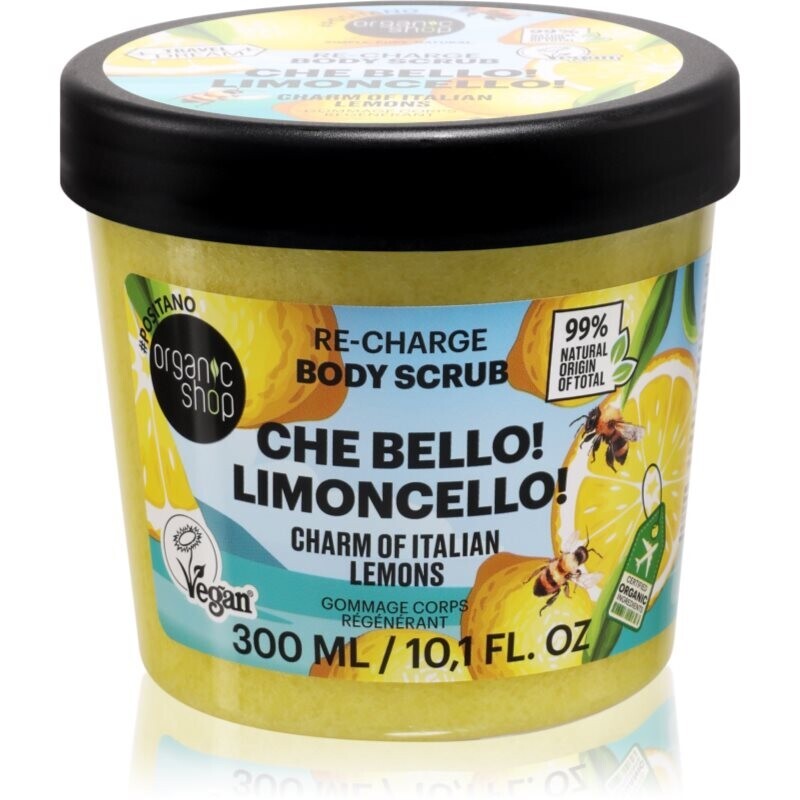 Organic Shop Body Scrub Che Bello! Limoncello! energizujúci telový peeling 300 ml