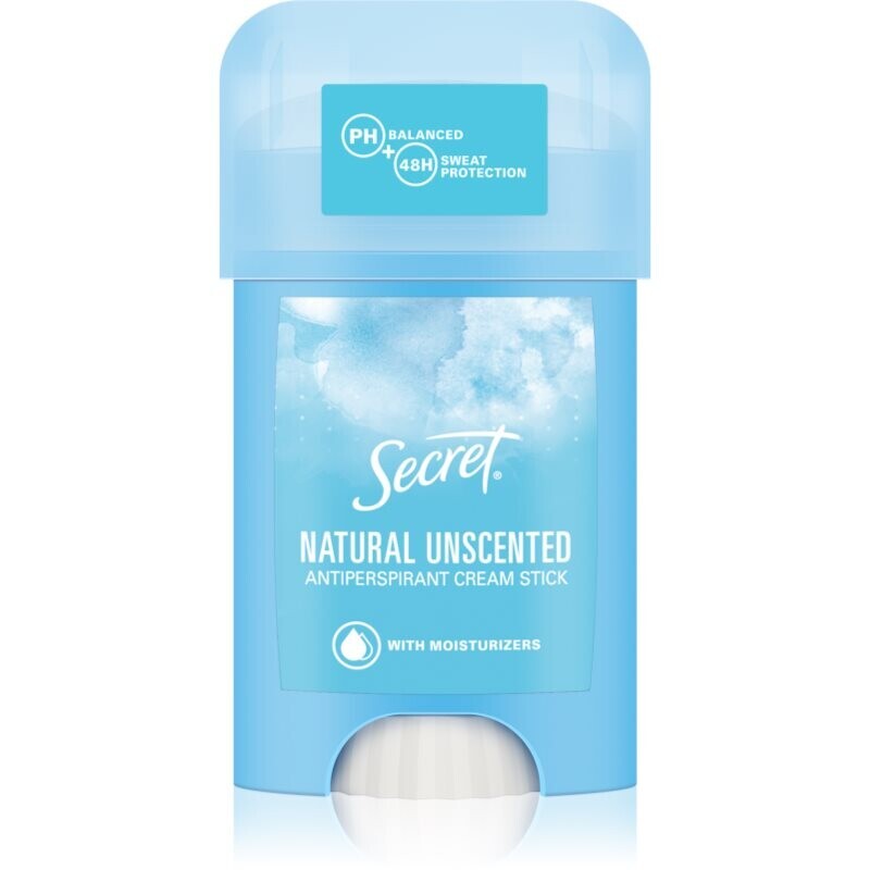 Secret Natural Unscented Antiperspirant Cream Stick krémový antiperspirant pre ženy 40 ml