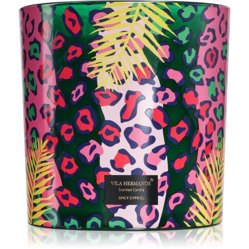 Vila Hermanos Jungletopia Spicy Cypriol vonná sviečka 1450 g