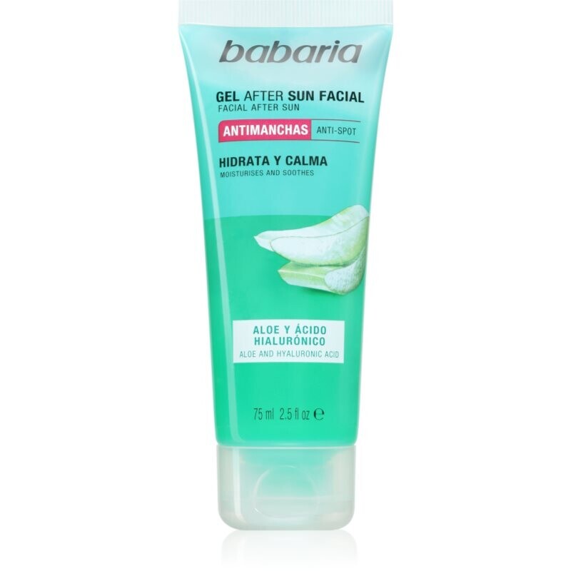 Babaria After Sunbathing Facial Gel pleťový gél po opaľovaní 75 ml