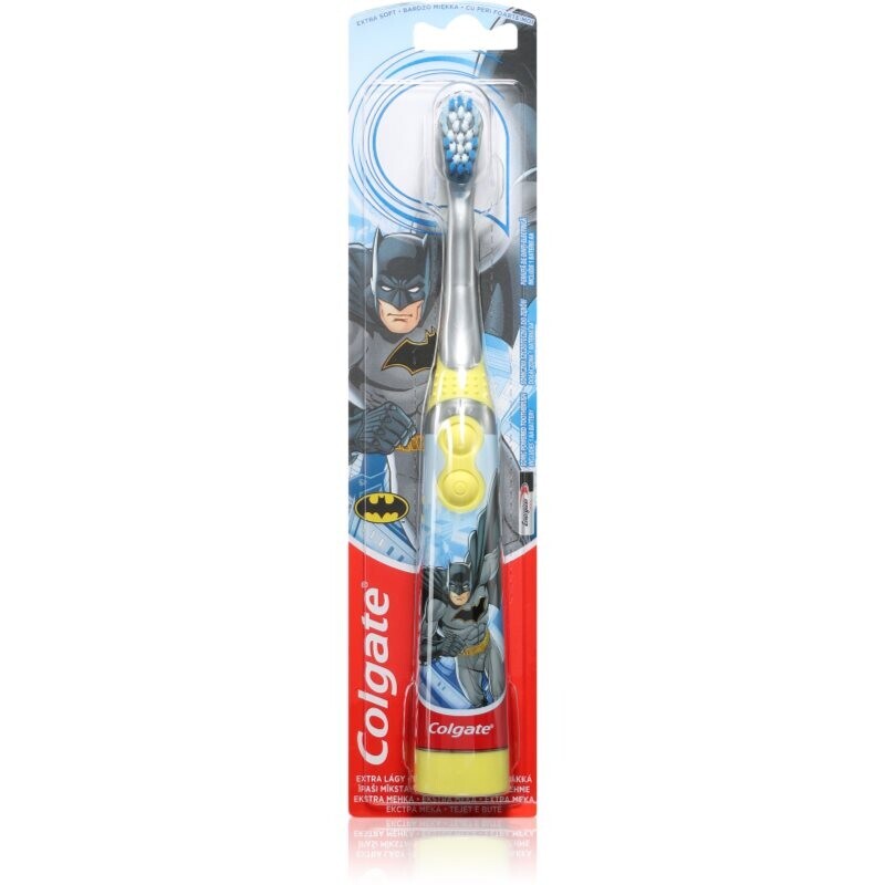 Colgate Batman Extra Soft detská zubná kefka na batérie 1 ks