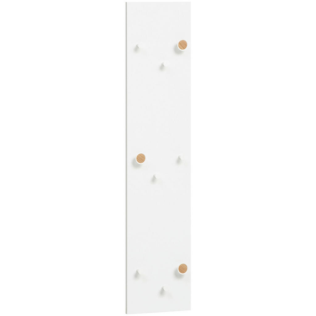 MID.YOU VEŠIAKOVÝ PANEL, biela, 24,5/109/2,6 cm
