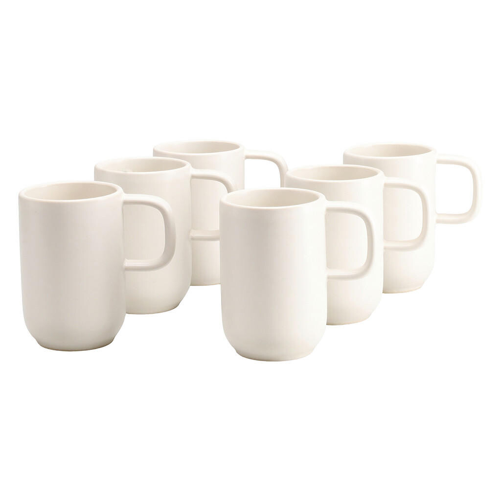 Creatable SADA HRNČEKOV NA KÁVU Uno Offwhite  6-dielne