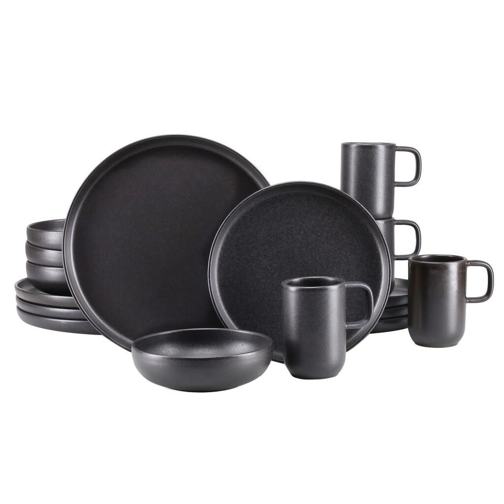 Creatable KOMBINOVANÝ SERVIS Uno Black 16-dielne
